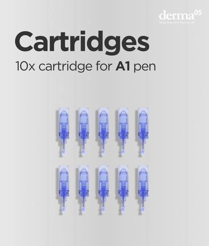 Dr. Pen A1 with 20x extra 12-needle cartridges (Silver)